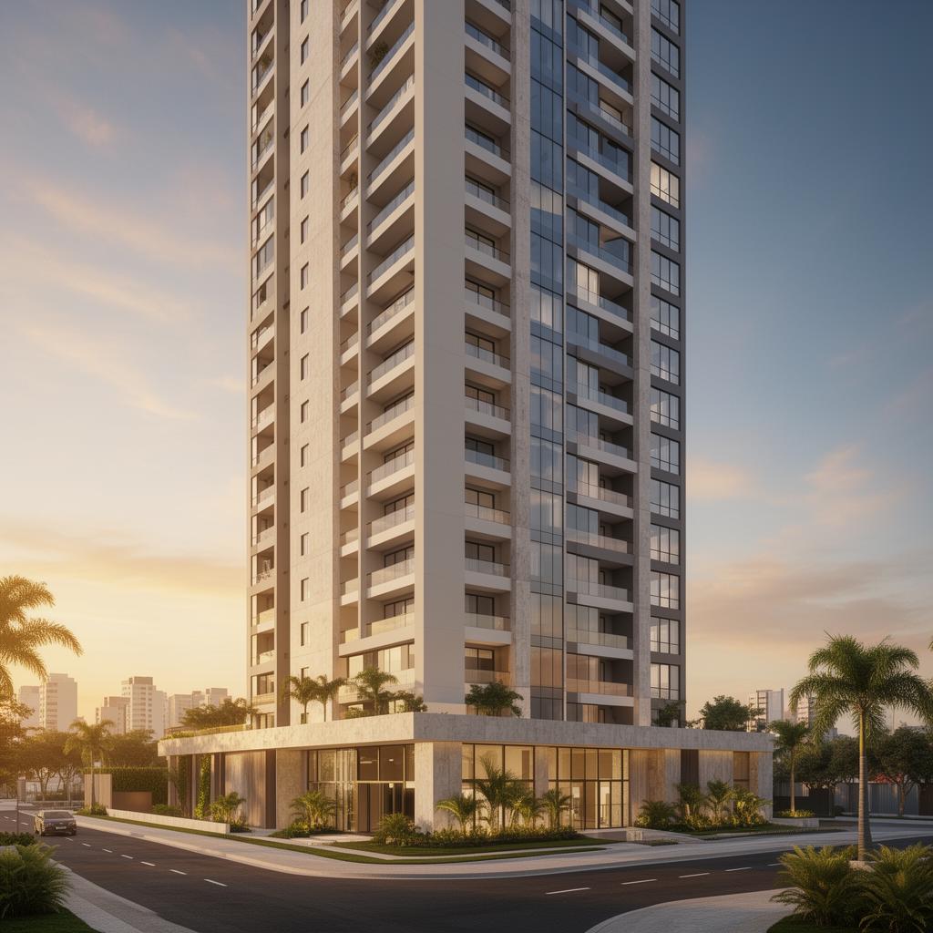 Fachada de edifício modernizado pela Revora após retrofit estratégico em Vitória — ES